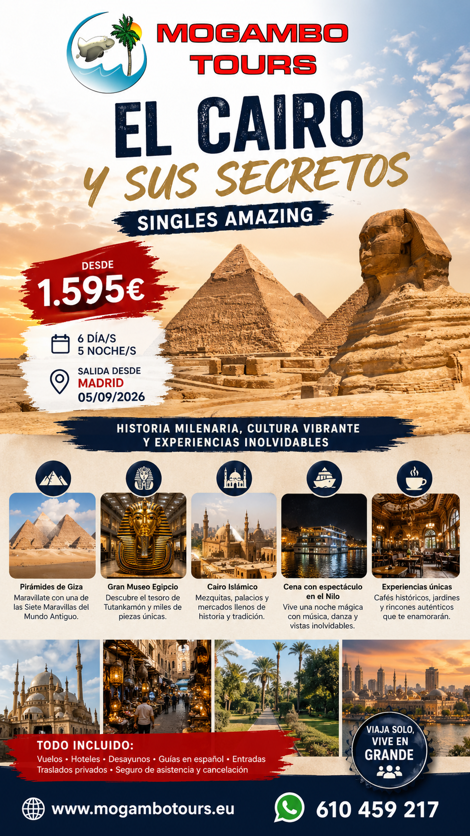 El Cairo y sus Secretos — desde 1.595€